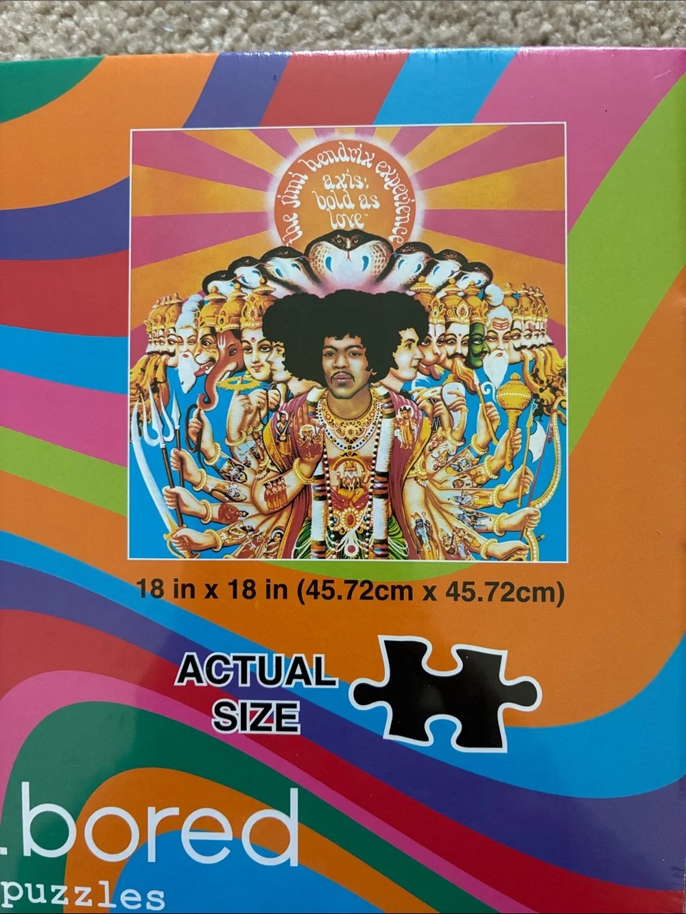 Jimi Hendrix Experience “Axis: Bold As Love” 500 Piece Album Collection Puzzle